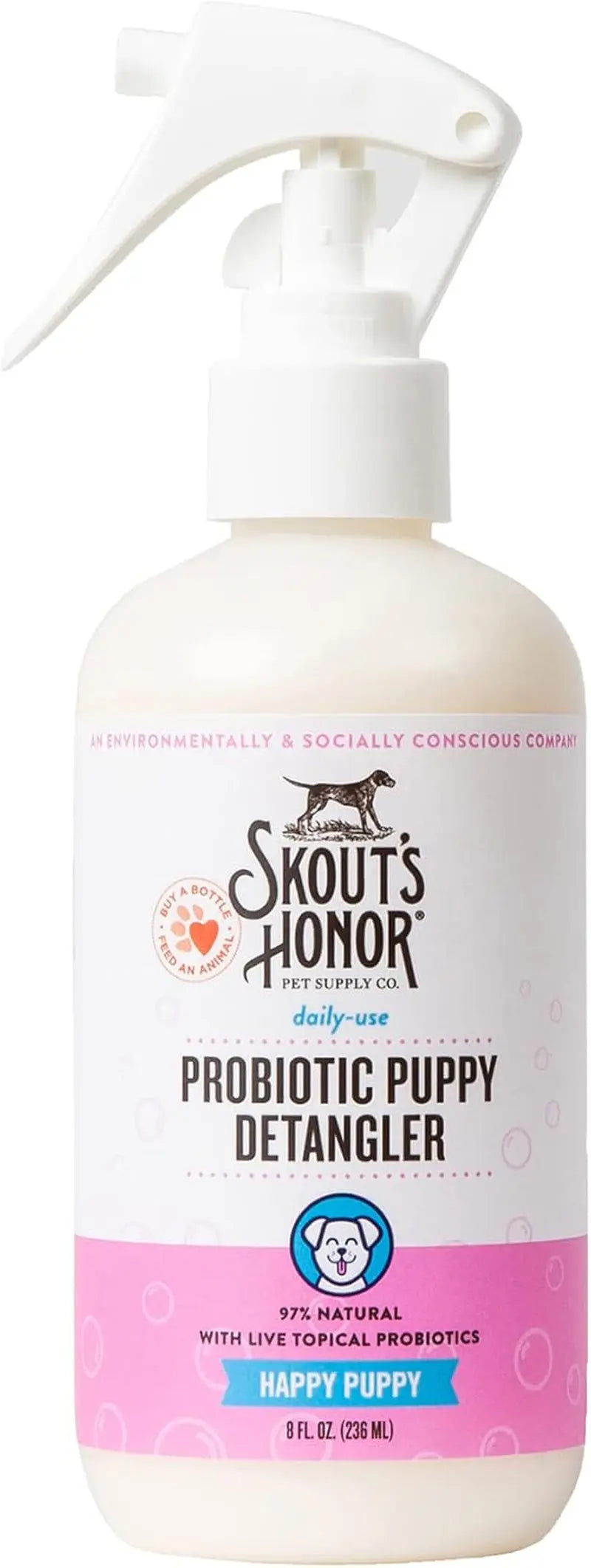 Skout’s Honor Probiotic Pet Detangler Spray – Hydrating & Conditioning