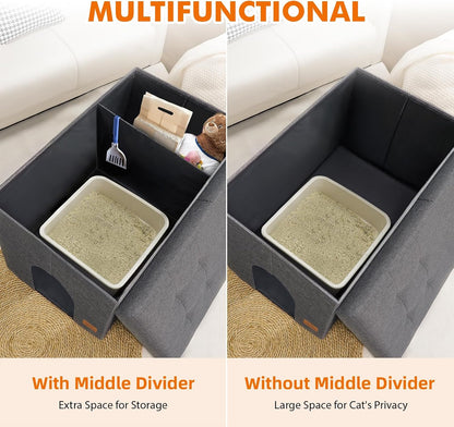 Stylish Cat Litter Box Enclosure - Ultimate Odor Control Furniture