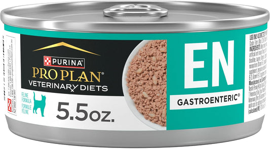 Purina  EN Gastroenteric Cat Food - 24 Cans of 5.5 Oz for Optimal Feline Digestive Health