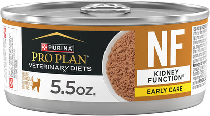 Purina Pro Plan Vet Diets NF Kidney Early Care Wet Cat Food - 24 Pack of 5.5 Oz Cans for Optimal Feline Health