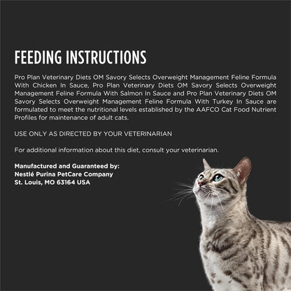 Purina Pro Plan Vet OM Wet Cat Food Variety Pack - 24 Cans (5.5 Oz Each) for Optimal Health