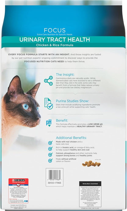 Purina Pro Plan Urinary Tract Health Cat Food - Chicken & Rice Formula, 22 lb Bag