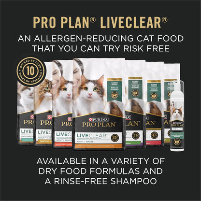 Purina Pro Plan Liveclear Chicken Dry Cat Food - 7 lb, Allergen Reducing Formula for Happy, Healthy Cats