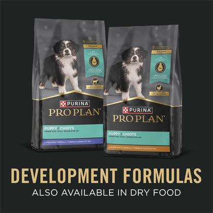 Purina Pro Plan DEVELOPMENT Wet Puppy Food Variety Pack - 12 Cans of Nutritious 13 Oz Meals for Growing Puppies