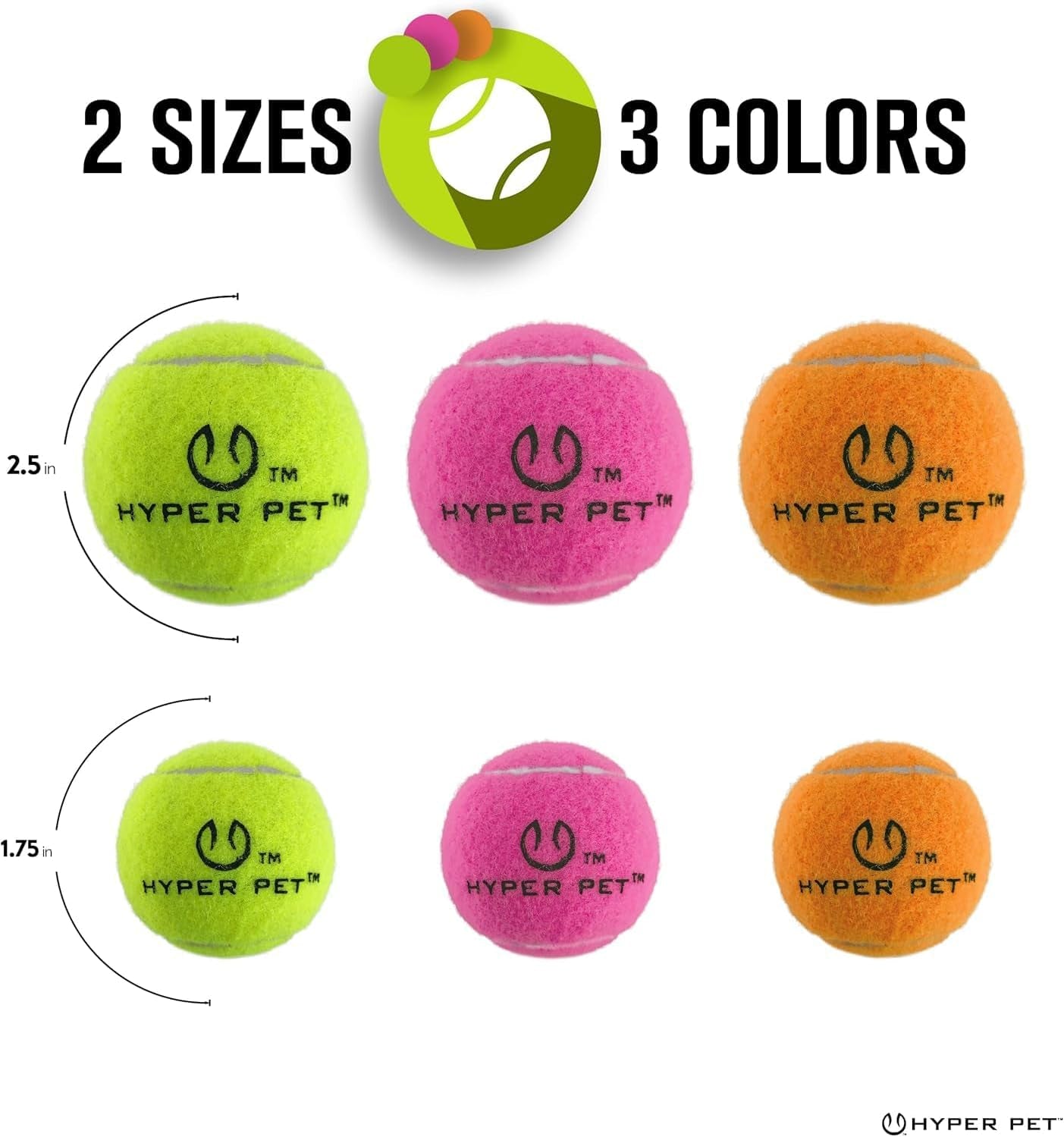 Mini Extra Small Tennis Balls for Dogs, 1.75 Inch, 4 Pack, Pink | Safe Interactive Playthings for Exercise and Training, Works with the K9 Kannon Launcher, Keeps Little Pups Active Daily