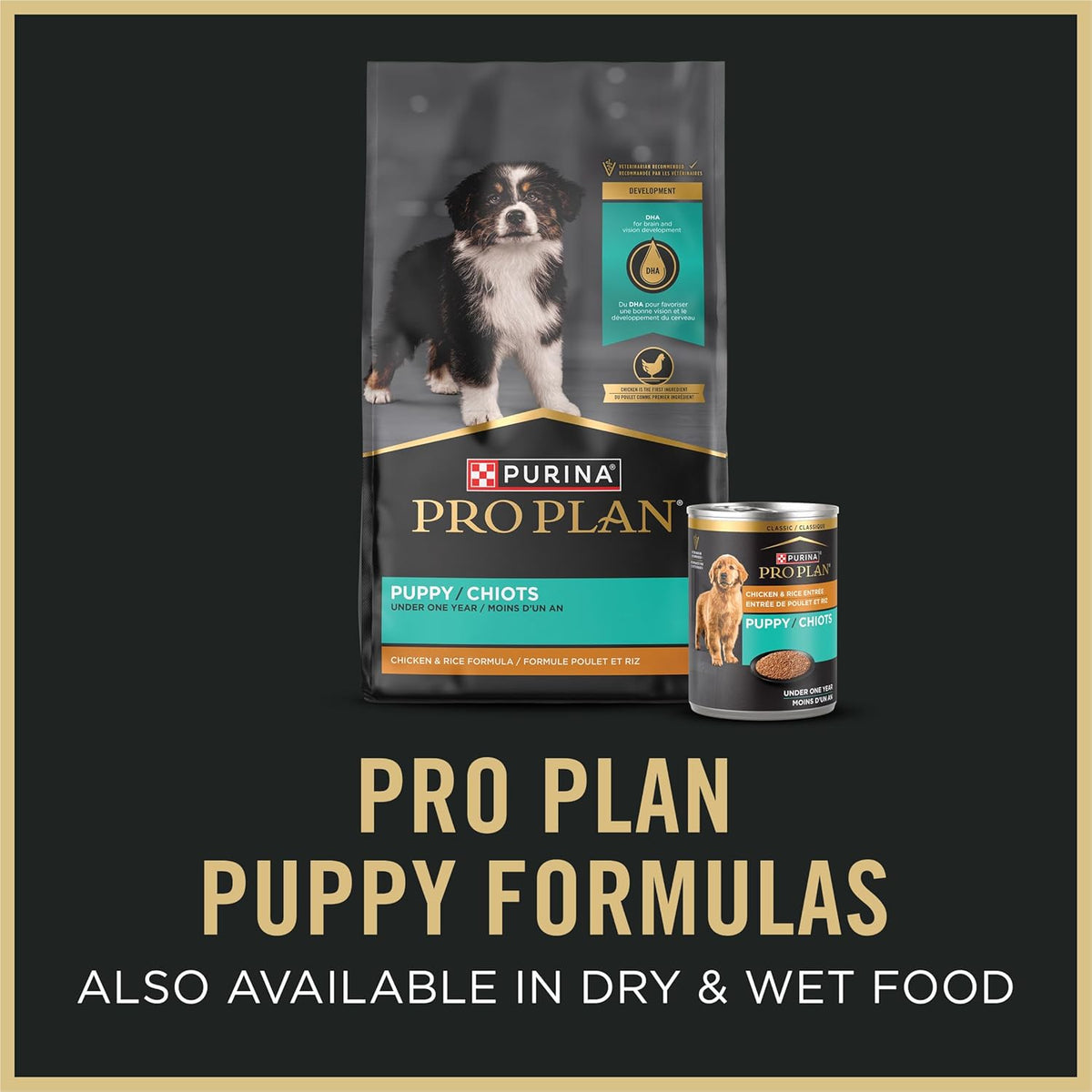 Purina Pro Plan Puppy Starter Mousse Wet Dog Food - 24 Cans of Nutritious 5.5 Oz Meals for Growing Puppies