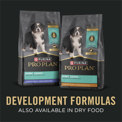 Purina Pro Plan Classic Chicken & Rice Wet Puppy Food Pate - 24 Cans of 13 Oz Delicious Nutrition!