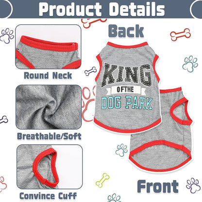 Small Dog Shirts — Cute Puppy Clothes for Chihuahua, Yorkie & Small Breeds | 4-Pack