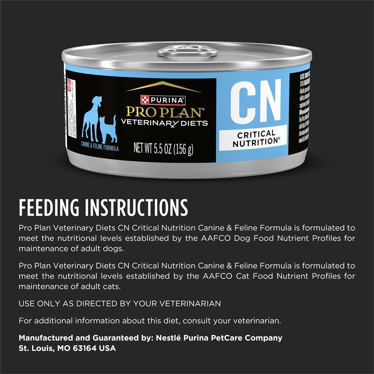 Purina  CN Wet Dog & Cat Food - 24 Pack of 5.5 Oz Cans for Optimal Health