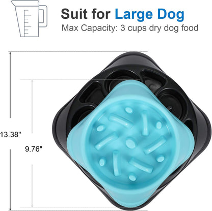Slow Feeder Dog Bowl Healthy Slow Eating Bowls for Dog anti Fasting Eater