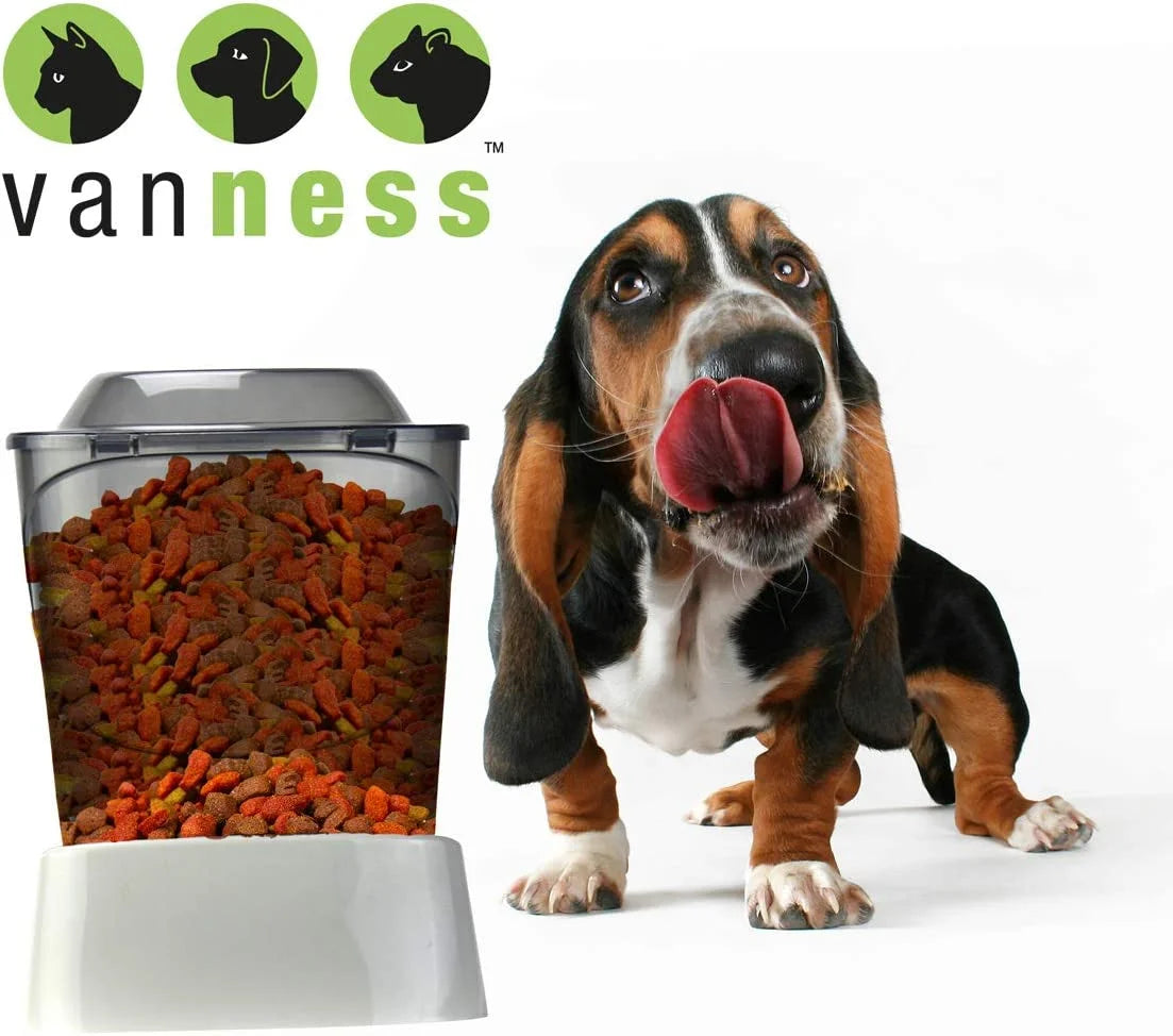 Van Ness Large Auto Self Dispensing Feeder for Dogs or Cats, 1Ct (Color May Vary)