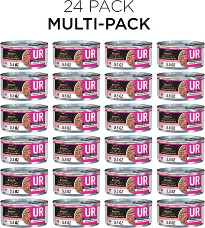 Purina Pro Plan Vet UR Urinary St/Ox Salmon Wet Cat Food - 24 Cans (5.5 Oz Each) for Optimal Cat Health