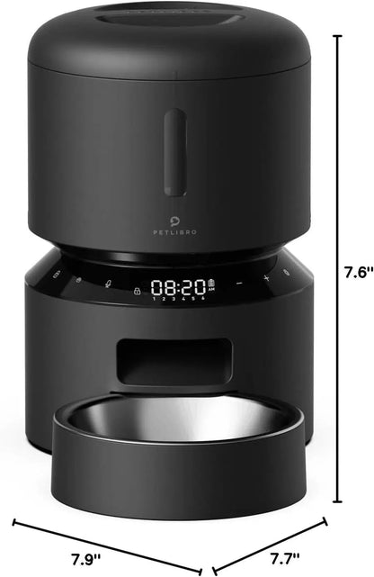 Automatic Pet Feeder 3L/5L with Camera, Timed Portions, Voice Call, Dual Power