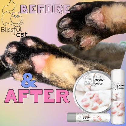 Blissful Cat Paw Butter Lick-Safe Balm Dry Cracked Pads Moisturizer 1oz