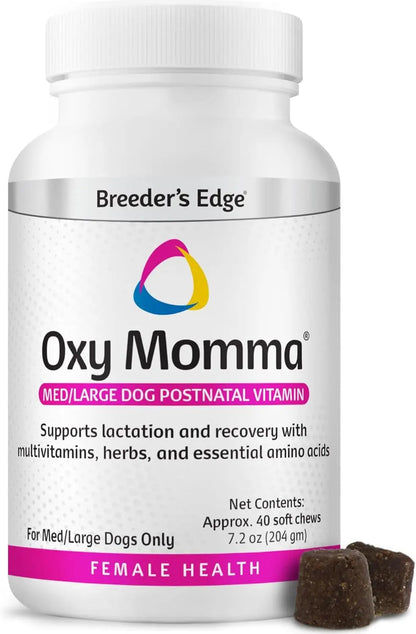 Postnatal Soft Chews for Lactating Dogs & Cats, Breeder Support, 40 Ct