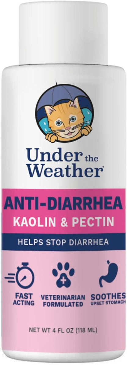 Cat Digestive Support Liquid Anti Diarrhea Kaolin Pectin Upset Stomach 4oz