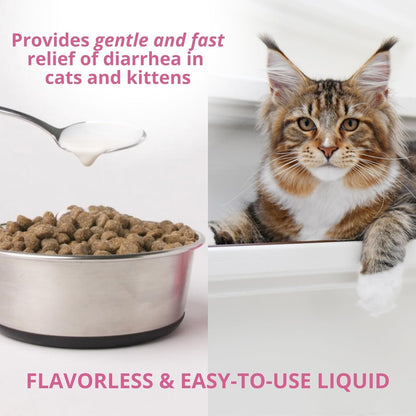 Cat Digestive Support Liquid Anti Diarrhea Kaolin Pectin Upset Stomach 4oz