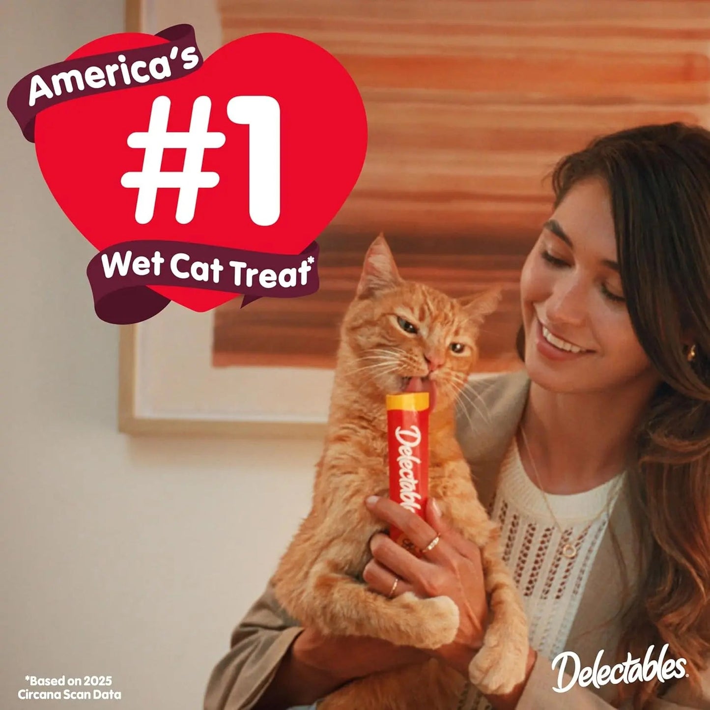 Delectables Squeeze Up Cat Treats Variety Pack, Creamy Puree Tubes