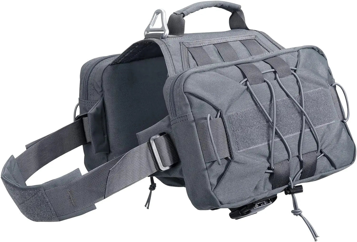 Dog Backpack Tactical Saddle Bag 900D Nylon Hiking Camping Pack Large Dogs