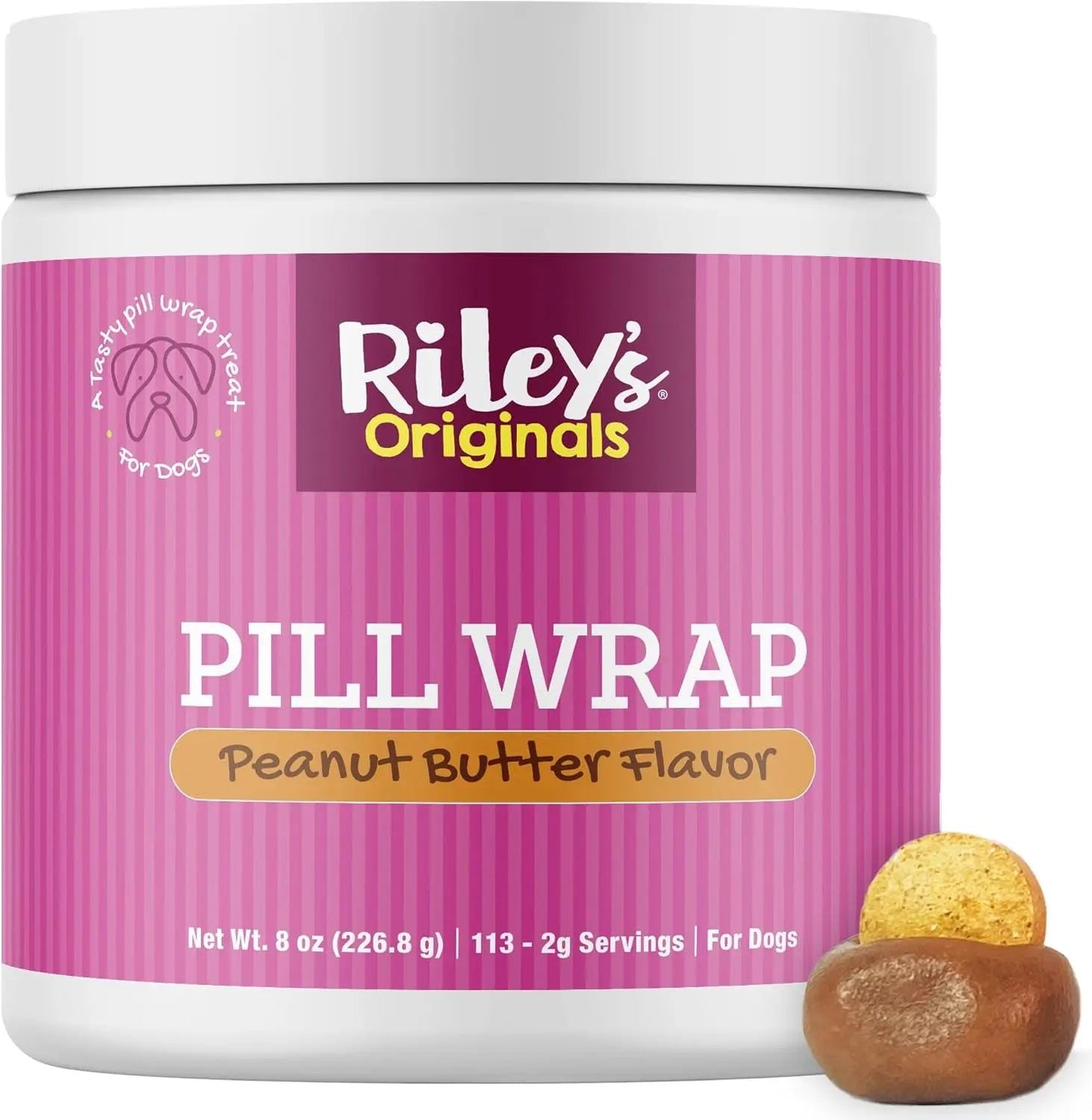 Dog Pill Wrap Paste Cheese & Bacon Flavor, Easy Pill Masking Treat