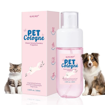 Dog & Cat Cologne Spray Powder Scent Odor Control 3.38oz Travel Size