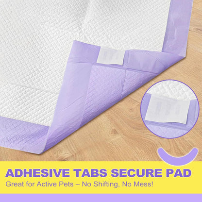 Extra Large Dog Pee Pads 28x34 Lavender Scent Leak Proof 8 Cup 40 Count