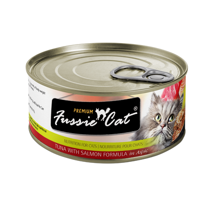 Fussie Cat Premium- Tuna With Salmon Formula In Aspic (2.82oz)