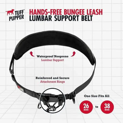 Hands Free Dog Leash Heavy Duty Bungee Waist Belt Reflective Training