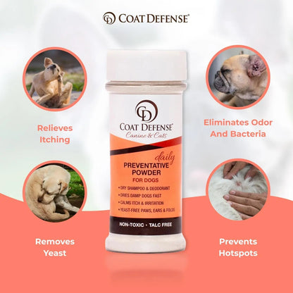 Paw Licker Bundle Dog Yeast Relief Powder & Sensitive Skin Shampoo