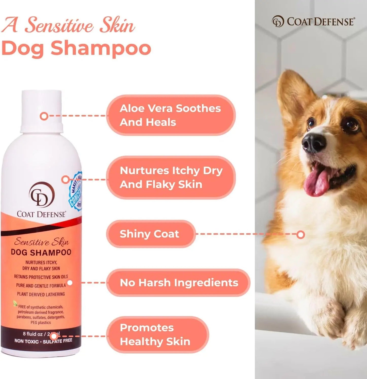 Paw Licker Bundle Dog Yeast Relief Powder & Sensitive Skin Shampoo