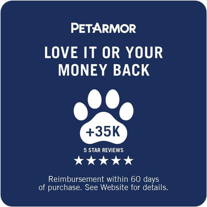 PetArmor Plus Flea Tick Treatment Dogs Waterproof Fast Acting 5-132lbs