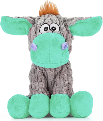 Plush Crinkle Squeaky Dog Toy for Small Medium & Large Dogs – Tough Chew