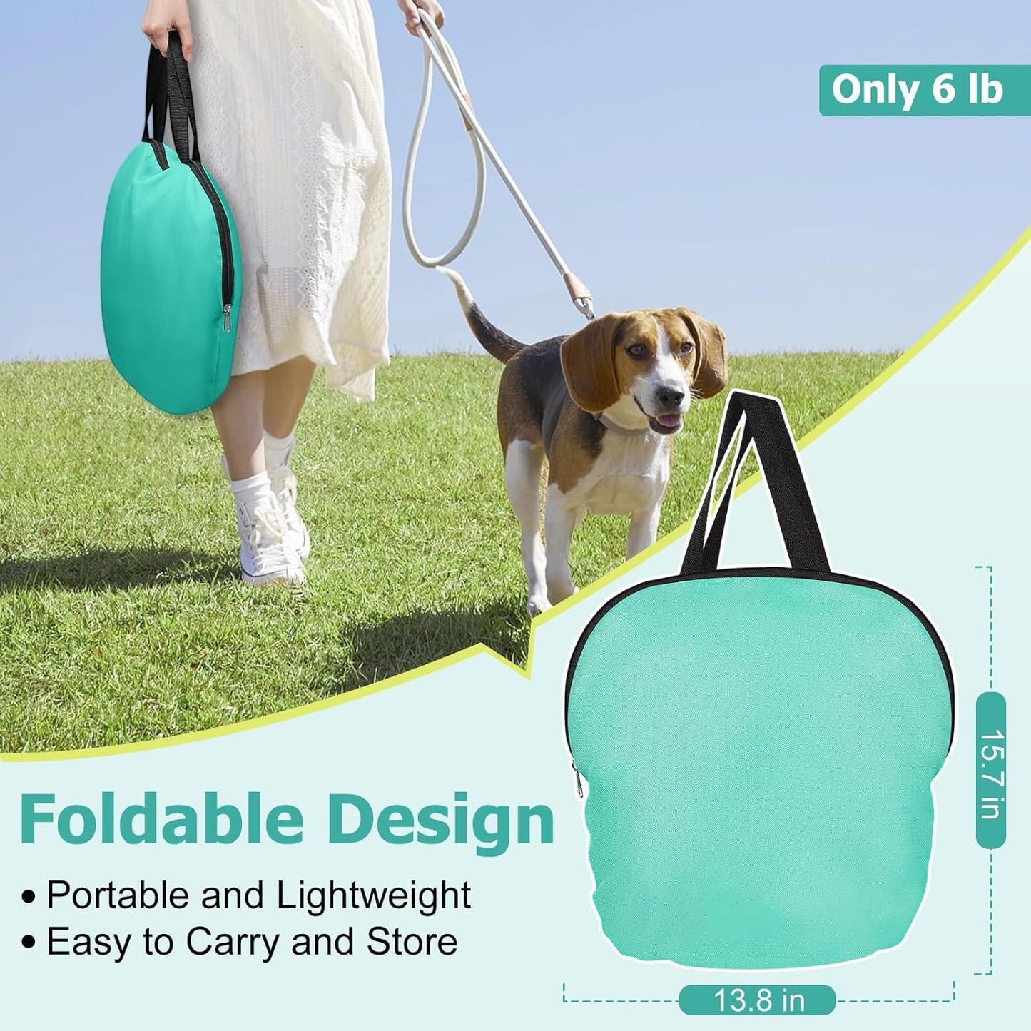 Portable Cat & Dog Playpen Foldable Pet Tent 32" Indoor Outdoor 600D Oxford