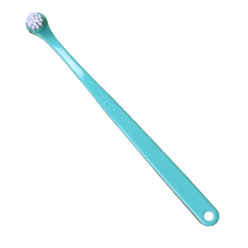 Dog Toothbrush Micro Head Teeth Cleaning Tool for Small Mouth Dogs Cats Comfortable Handle Toothbrushes