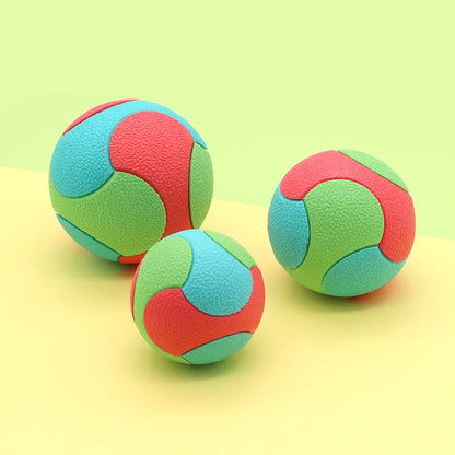 TPR Bounce Ball for Dogs: Chew-Proof Elastic Toy for Aggressive Chewers - Self-Play Fun and Dental Health