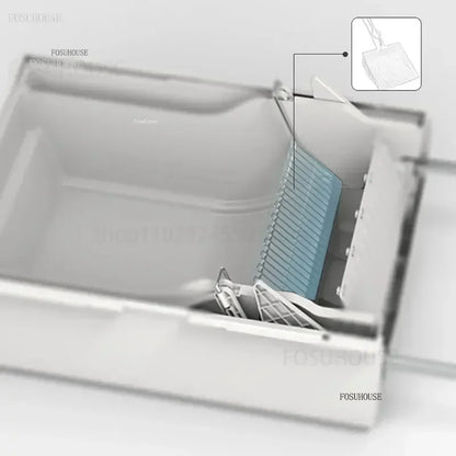 Fully Enclosed Feces Shovel Litter Box Cat Bedpans Semi-automatic Intelligent Cat Litter Box Deodorant Easy To Clean Cat Toilet