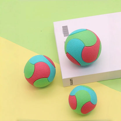 TPR Bounce Ball for Dogs: Chew-Proof Elastic Toy for Aggressive Chewers - Self-Play Fun and Dental Health