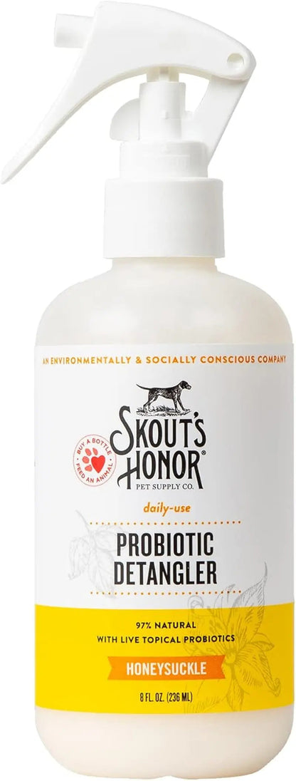 Skout’s Honor Probiotic Pet Detangler Spray – Hydrating & Conditioning