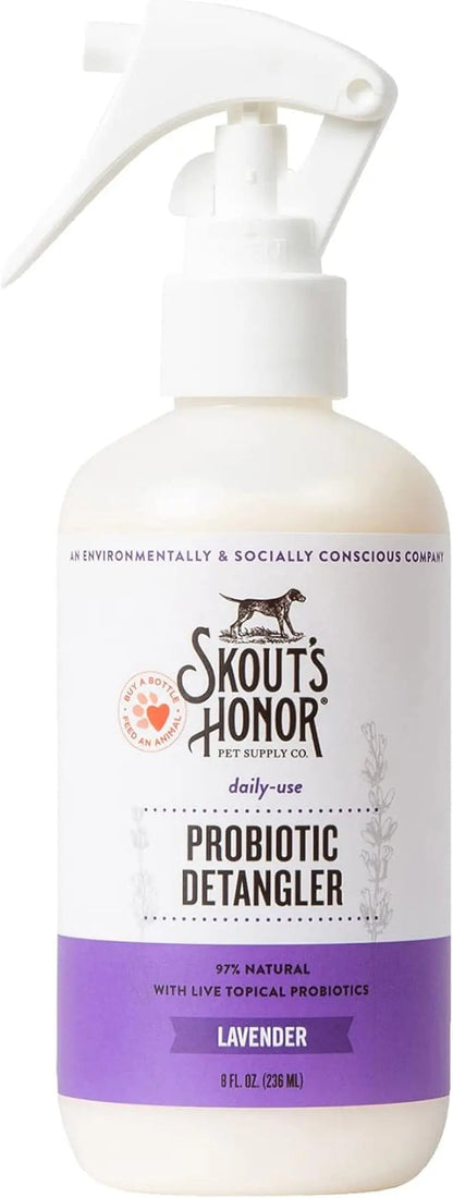 Skout’s Honor Probiotic Pet Detangler Spray – Hydrating & Conditioning