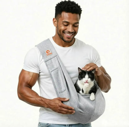 Small Dog Sling Carrier Breathable Wrap Pet Pouch Dogs Cats 3–10 lbs -all colors