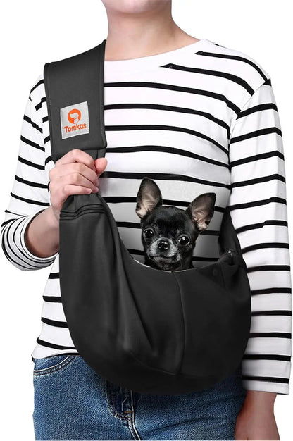 Small Dog Sling Carrier Breathable Wrap Pet Pouch Dogs Cats 3–10 lbs -all colors