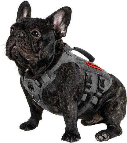 Tactical No-Pull Dog Harness – Mesh Military Vest with Handles for S -XL Dogs
