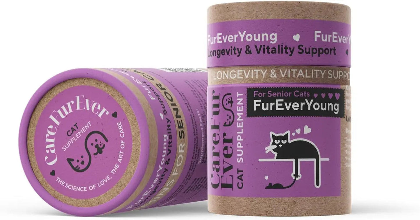 Senior Cat Vitamin Treats Taurine DHA Brain Vision Immune Support 30 Ct