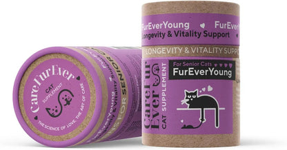 Senior Cat Vitamin Treats Taurine DHA Brain Vision Immune Support 30 Ct