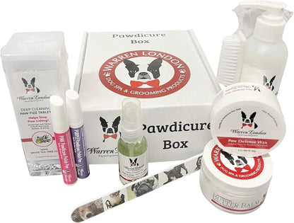 Warren London Dog Spa Gift Box – 8-Piece Grooming & Pampering Kit