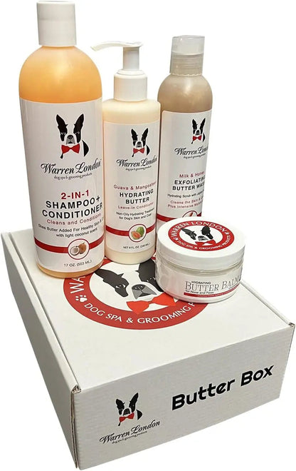 Warren London Dog Spa Gift Box – 8-Piece Grooming & Pampering Kit
