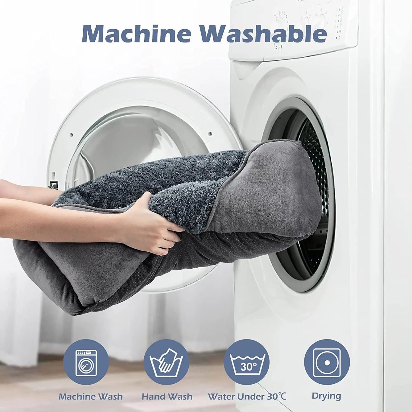 Washable Orthopedic Dog Bed – Soft Calming Pet Sofa for Small to Large Dogs