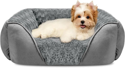 Washable Orthopedic Dog Bed – Soft Calming Pet Sofa for Small to Large Dogs
