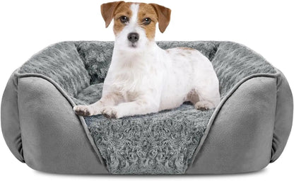 Washable Orthopedic Dog Bed – Soft Calming Pet Sofa for Small to Large Dogs