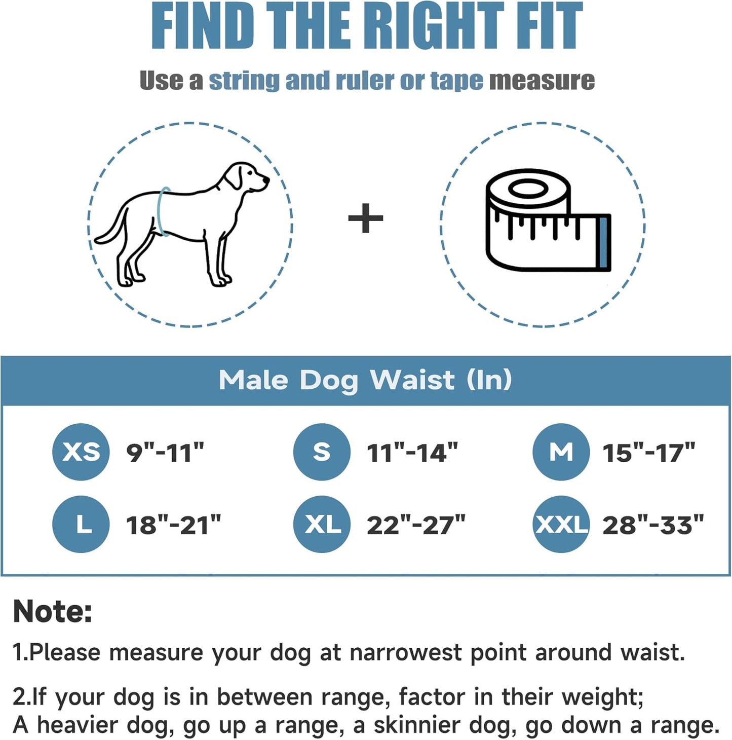 Washable Dog Diaper Male (Pack of 3) - Washable Male Dog Belly Wrap (Alpacas, Small)